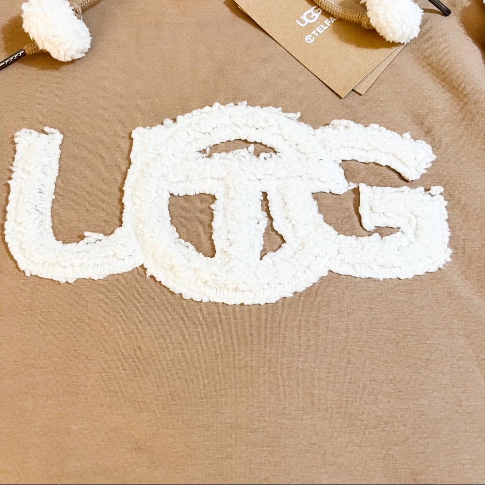 UGG x TELFAR Logo Hoodie in Chestnut NWT -IN HAND 🔥🔥😳 - Picture 5 of 16